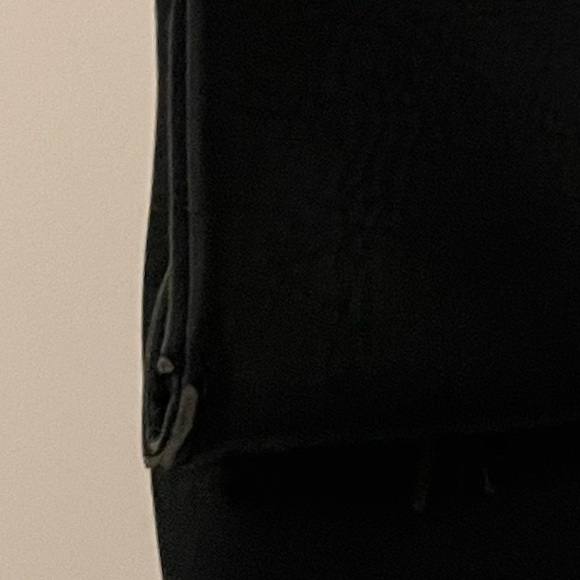 Urban Expressions Faux Leather Black Clutch with Gold Chain - Picture 12 of 12